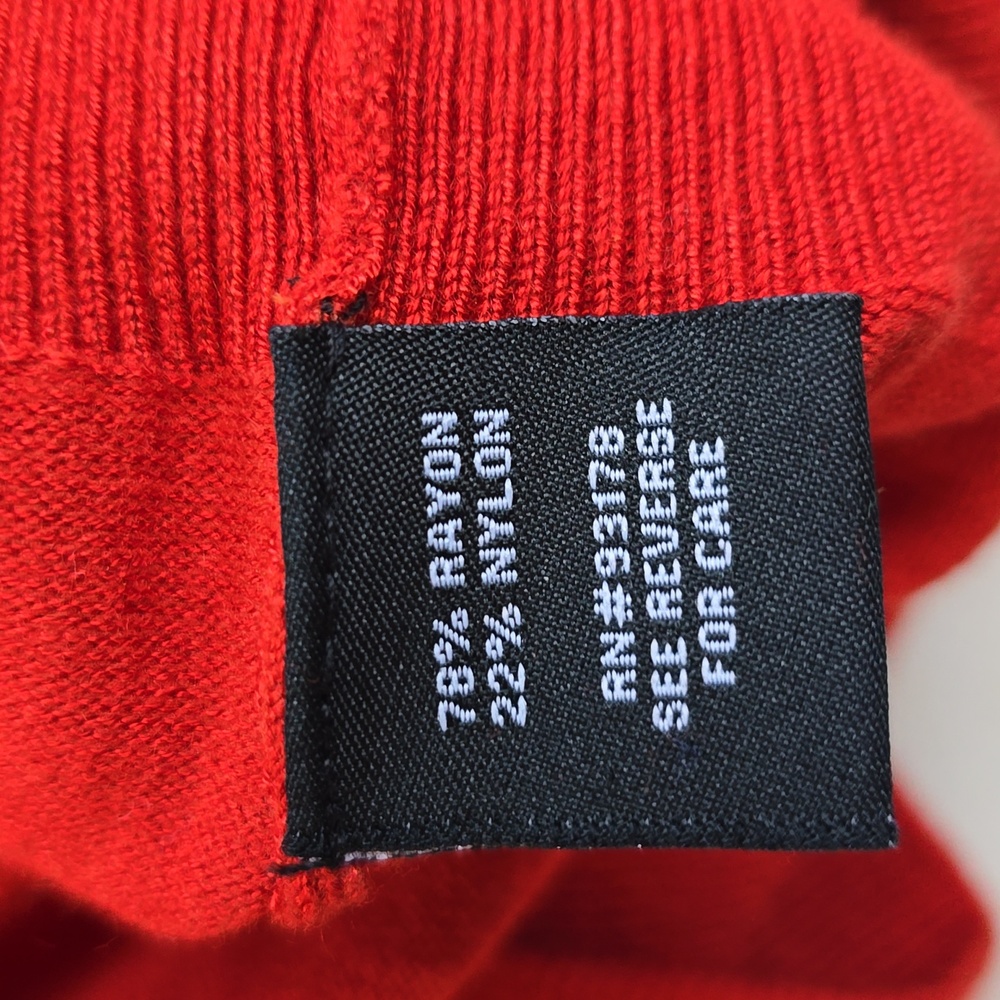 NWT Premise Studio Red Cardigan Size Medium - Picture 5 of 7